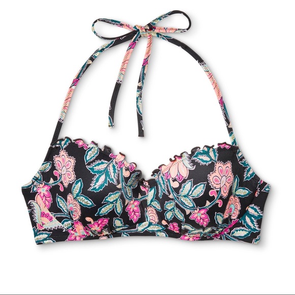 Floral Ruffle cheeky & ruffle swim top set - Picture 7 of 8